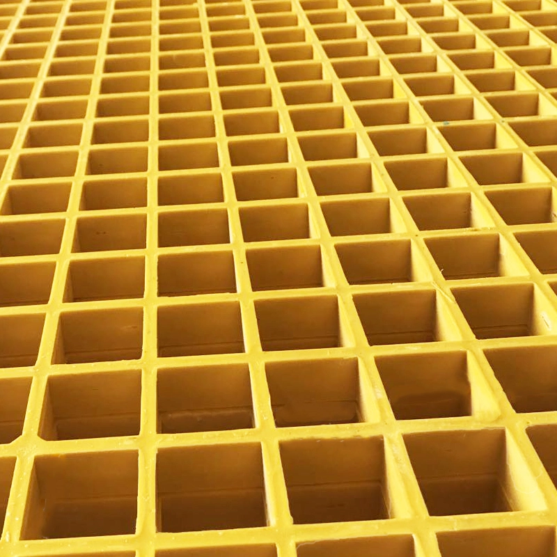 38*38*38mm Fiberglass Grating Stair Treads in Stock GRP FRP Trench Cover Grating Build Material Fiberglass Products